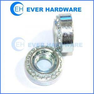 PEM Fasteners Self Clinching Nuts Panel Hardware PC Boards Mounting Carbon Steel Zinc Plating Precision Galvanizing Pressure Rivet Metric Imperial Flush Components Manufacturer Supplier