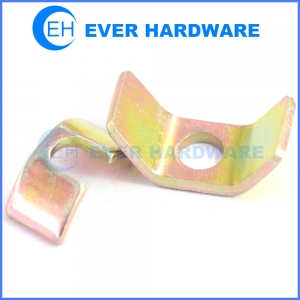 Metal fixed brackets decorative C shaped heavy duty metal support bracket