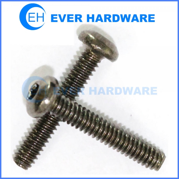 Torx pan head machine screws 6 lobe metric black nickel coating fastener