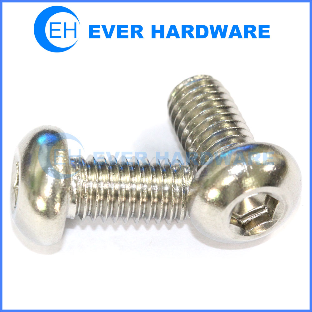 Button Head Bolts Hex Socket Stainless Steel Metric Manufacturer