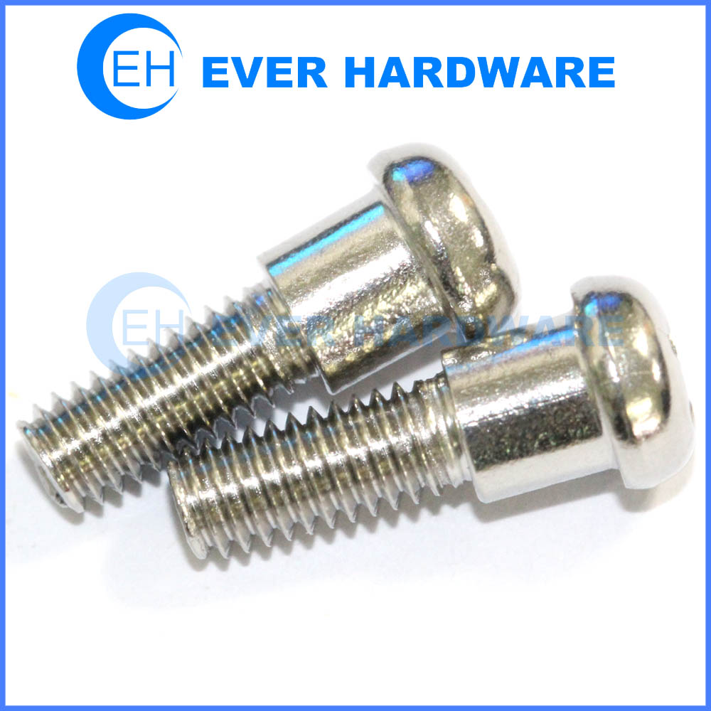 M4 screw stainless steel pan shoulder custom made machine fastener