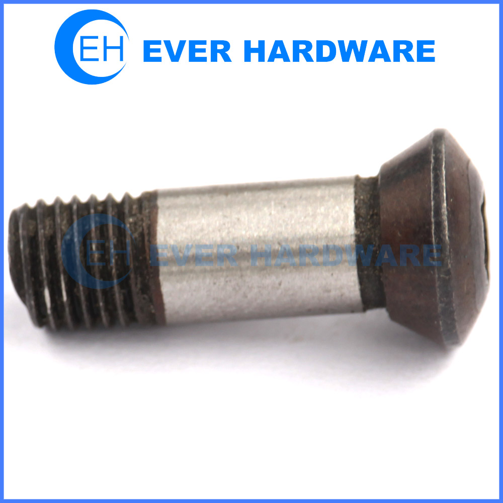 Shoulder screw raised head high tensile precision shoulder bolts custom