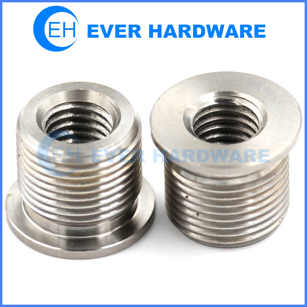 CNC Milling Steel Precision Machined Turning Internal Threaded Nut
