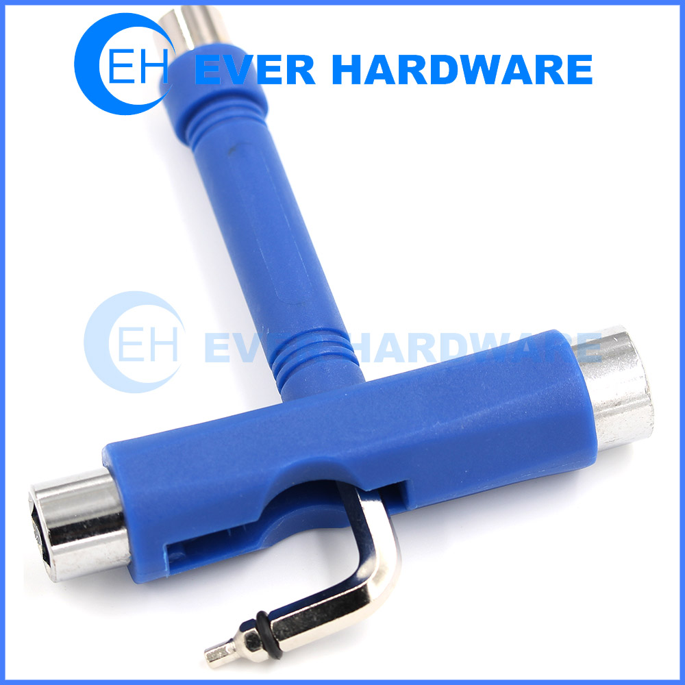 plastic t top material In One Heavy Skateboards Roller T Tool Unit All Duty Blue