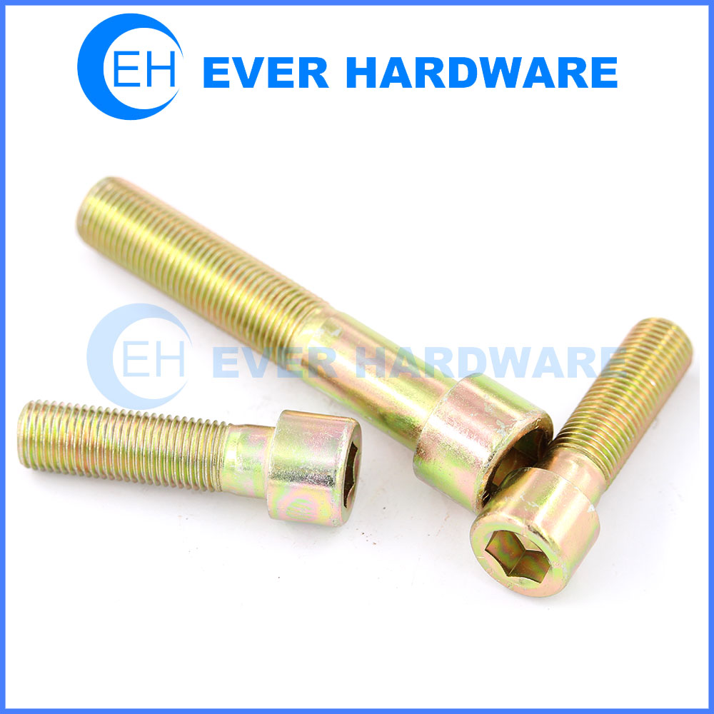 Socket Bolt Carbon Steel Fasteners Hex Allen Fine Partial Thread