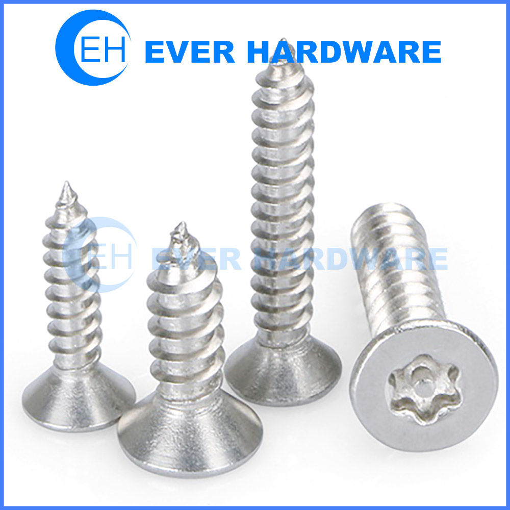 Dry Wall Screws Stainless Steel Fastening Wood Fully Threaded CSK