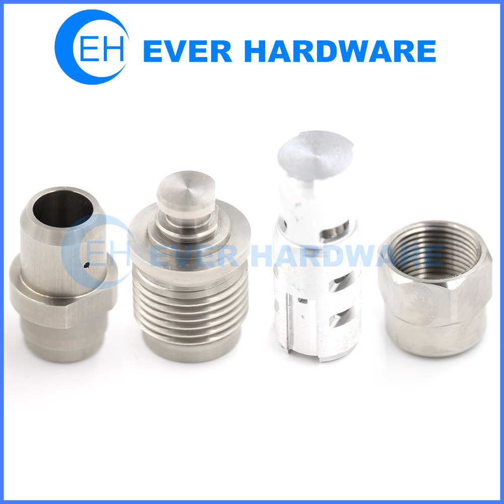 Precision Components Machining Turned Automotive Drilled SS Aluminum