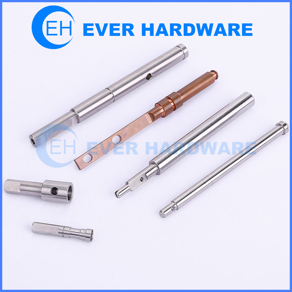Precision Pins Machined Crimp Shafts Injection Molding Core Pin