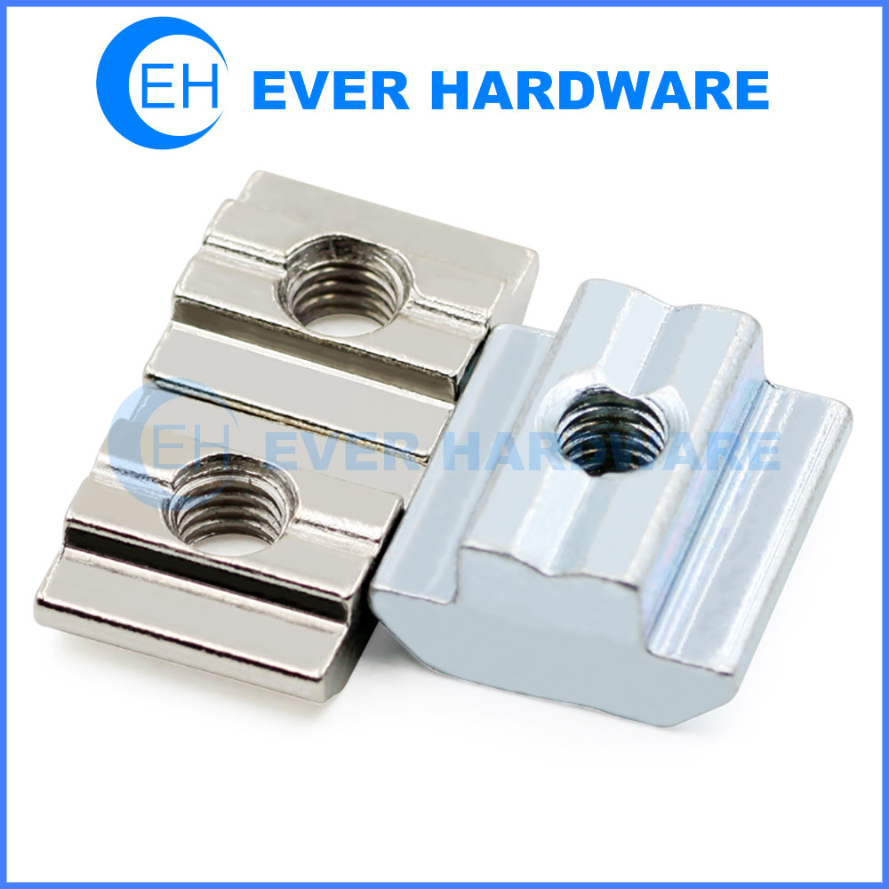 Small T Nuts Slot Steel Galvanizing Case Hardened Fitting Fasteners