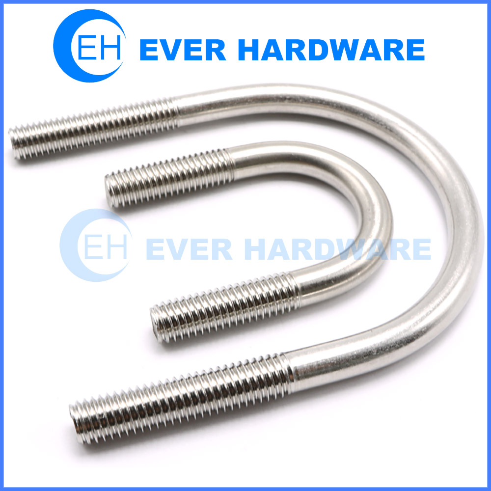 Stainless U Bolt Round Stirrup Industrial Mounting Fasteners Hardware
