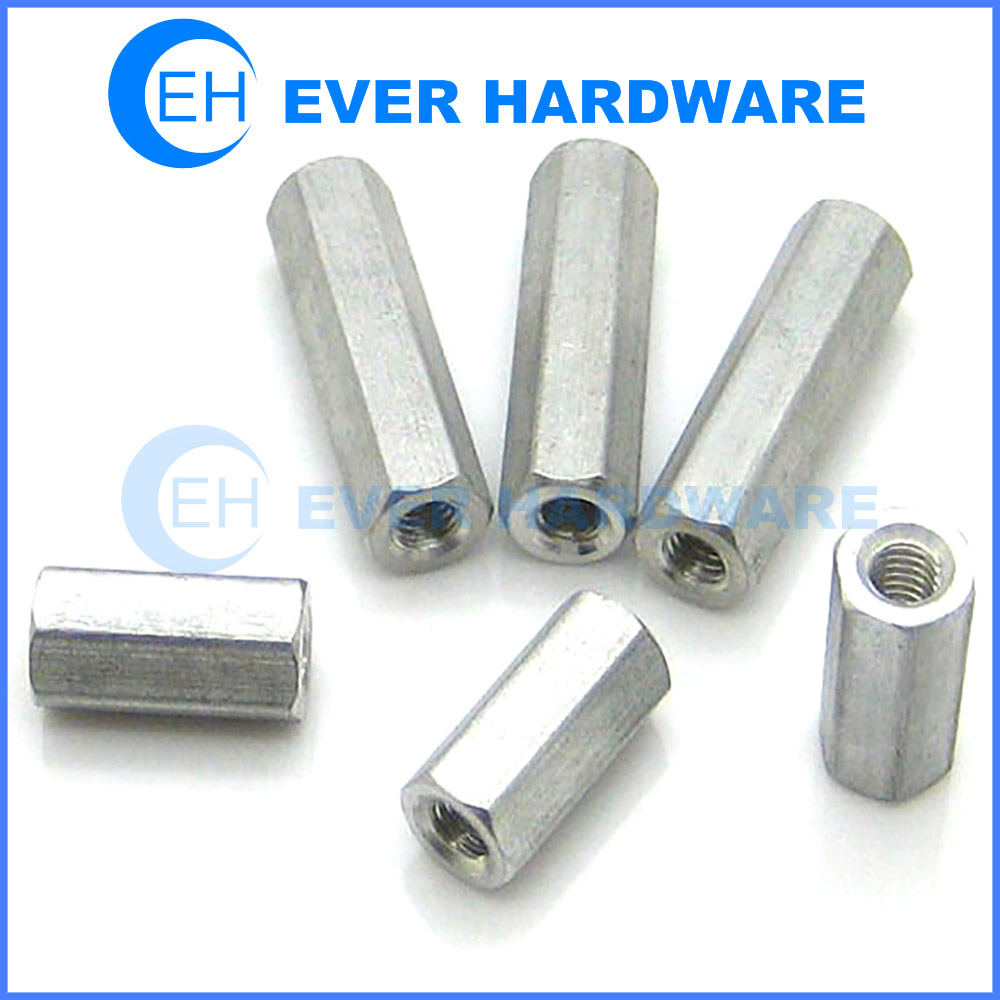 Threaded Aluminum Standoffs Clear Iridite Jack PC Board Hex Spacers