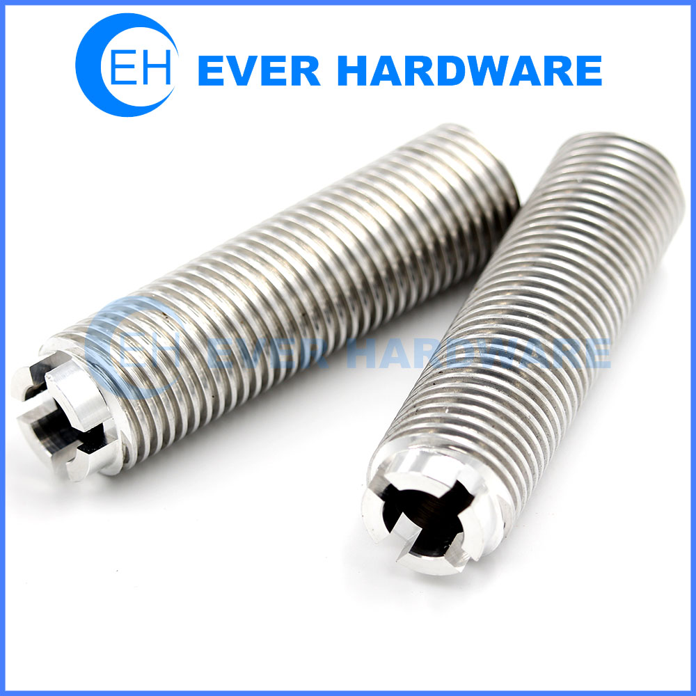 Threaded Pin Dowel Cylindrical Locating External Aluminum Parallel