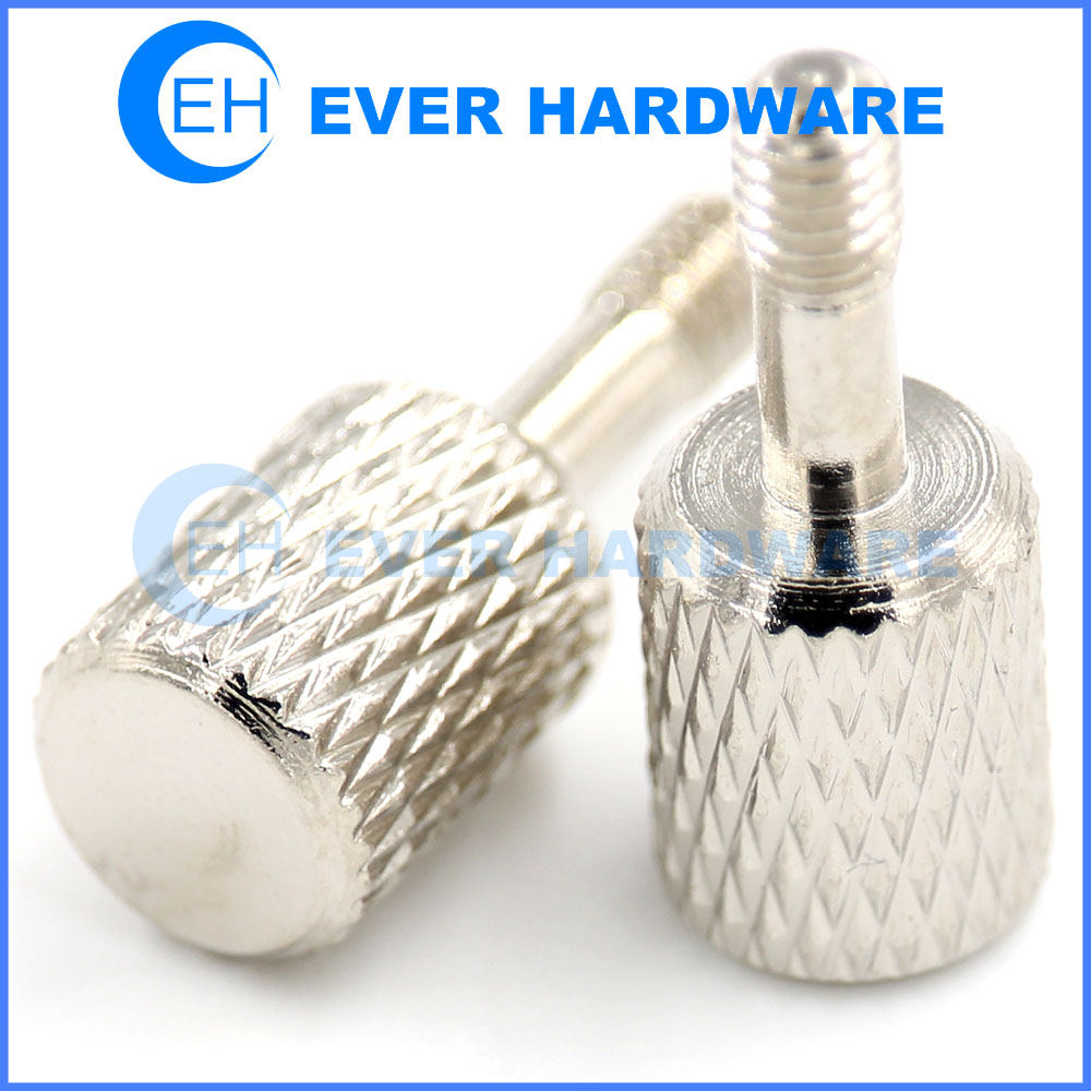 M4 Bolt Knurled Thumb PC Case Computer Stainless Flat Head Screws