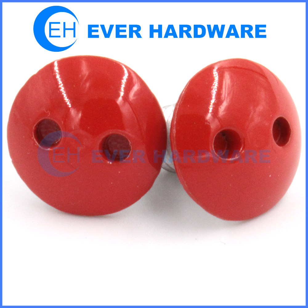 Metric Security Screws Dome Head Red Color Coated Custom Fasteners