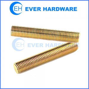 Metric Threaded Rod Brass Fully Long Threads Bars Studs Connectors