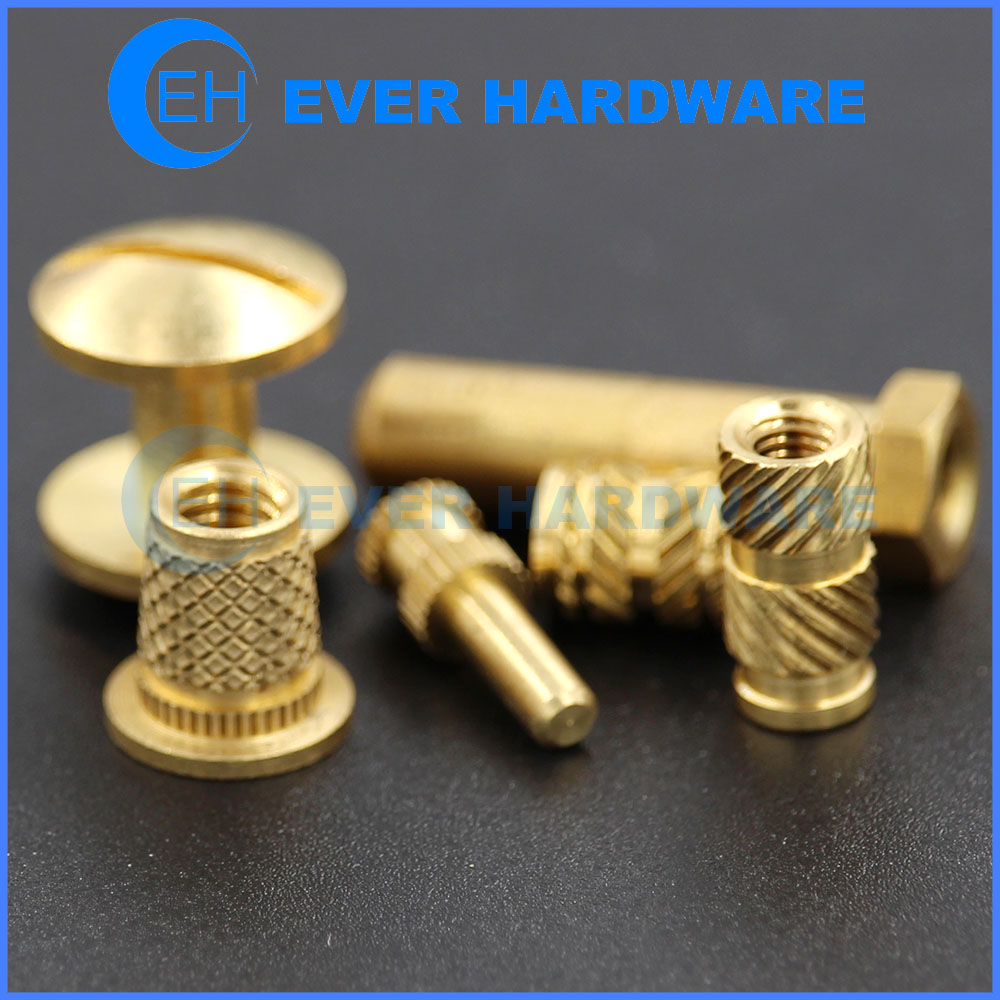 Micro Precision Fasteners Machining Components Turned Knurled Parts