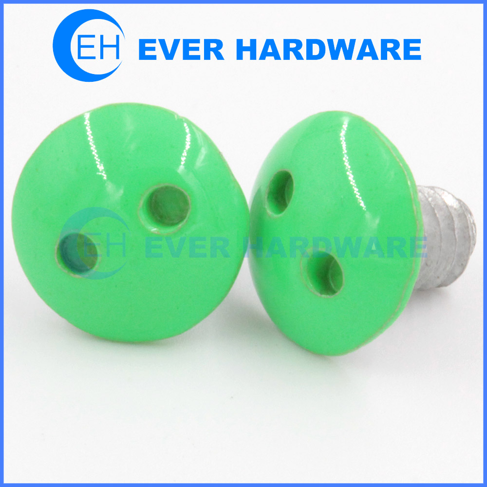 Spanner Screw Truss Round Tamper Resistant Drilled Drive Green Coat