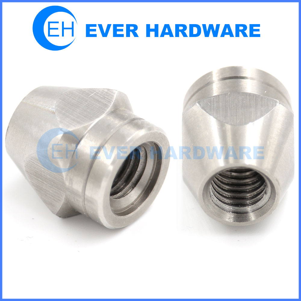 Square Nut Socket Conical High Tensile Non-Standard SS Parts Custom