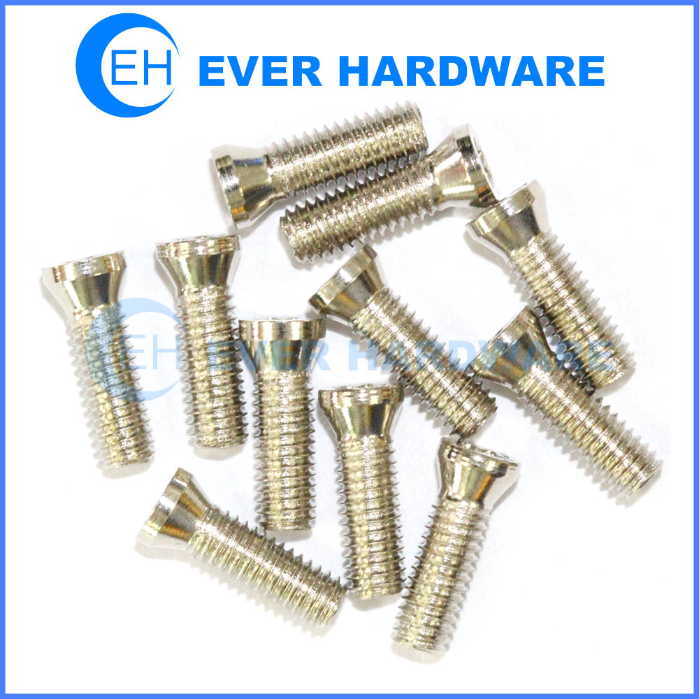 Flat Head Machine Screws Stainless Steel Countersunk Precision Bolts