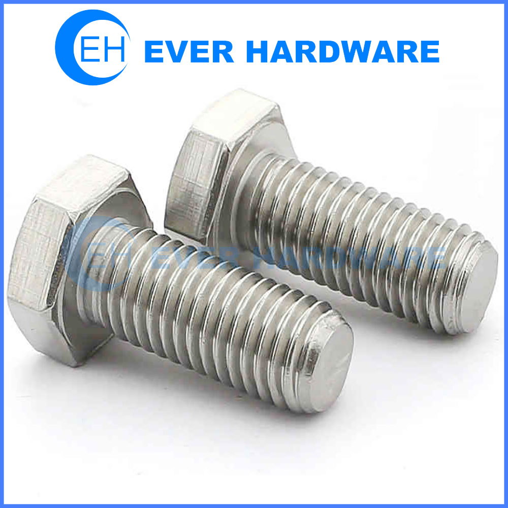 Hex Head Machine Screws Stainless Steel Construction Agriculture Bolt