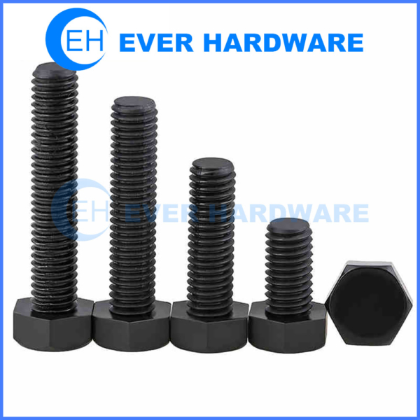 Hex Machine Screw Plain Nylon Plastic Metric Threaded Trim Fasteners