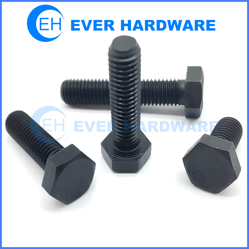 M8 Machine Screw Plastic Black Nylon Hex Head Plain Finish 66 Acrylic Flat Injection Molding Hexagonal Fasteners External Cap Scr Tail Bolts