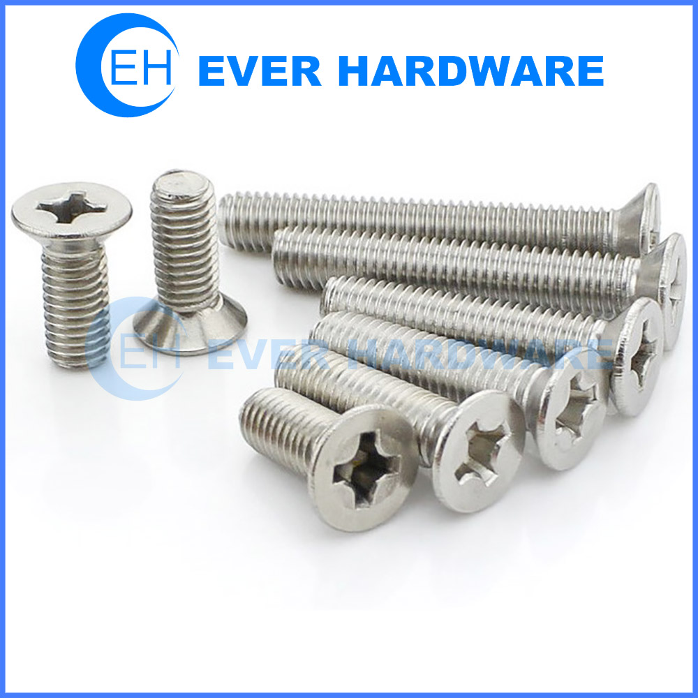 Countersunk Phillips Screw 316 Stainless Steel Flat Bolt A4 SS PH