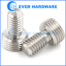 Fasten Bolt Precision Turned Part Stainless Steel Double Thread Custom