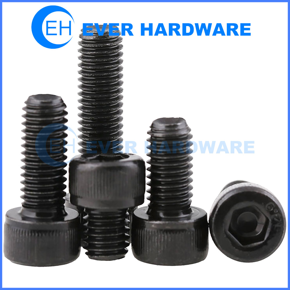 Metric Machine Bolts Socket Head Cap Screws Thermal Black Oxide Alloy