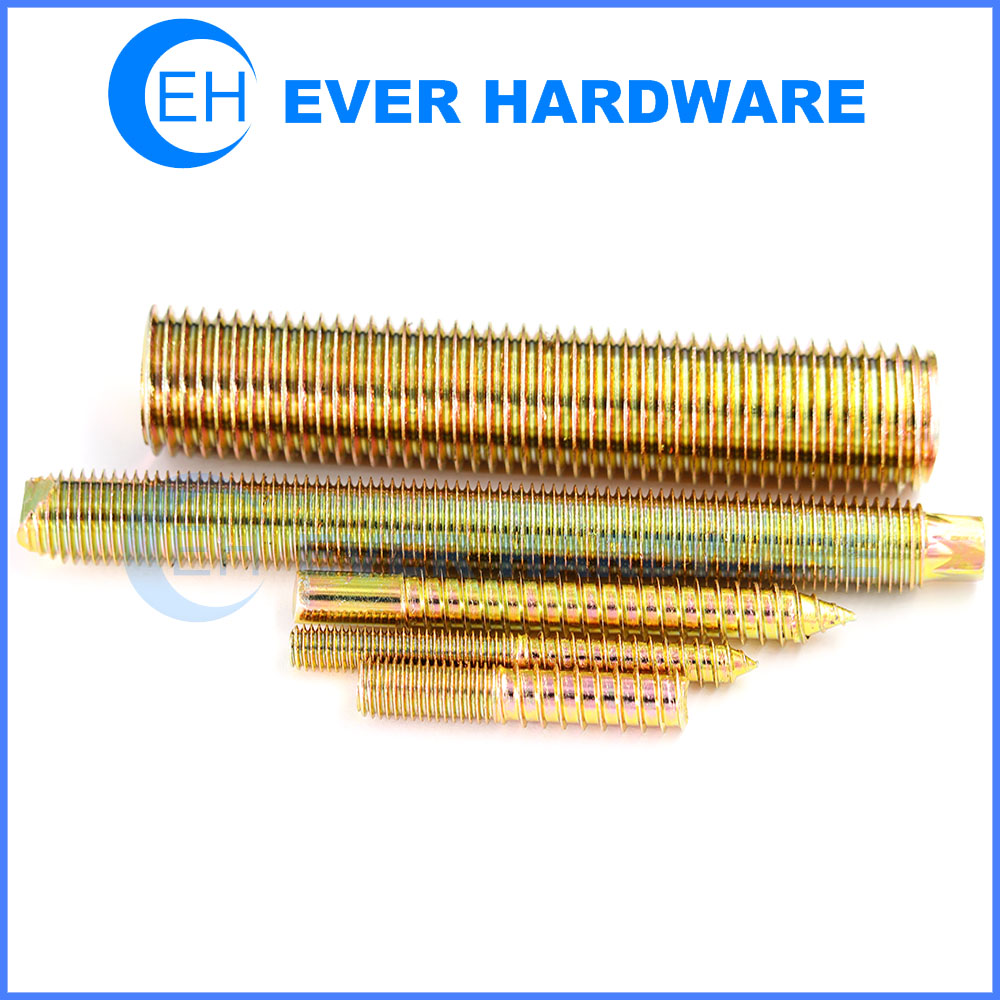 Wood Screw Machine Screw Combination Zinc Carbon Steel Double End