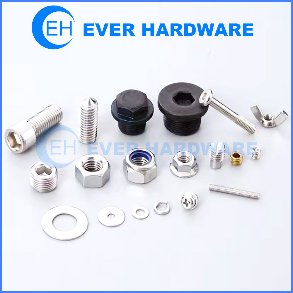 Bolt And Nut Fasteners Metal Products Studs Screws Custom Supplier