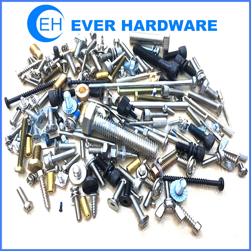Fastener Parts Threaded Bolts Screws Component Metric Imperial Custom