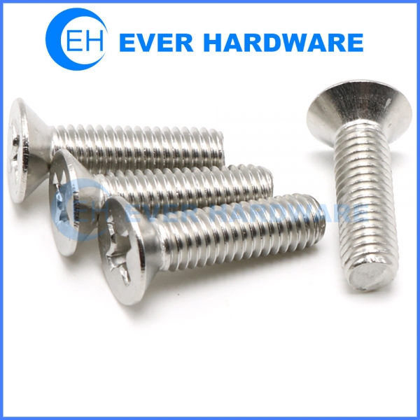 Phillips Countersunk Head Screw Metric Imperial Cross CSK Fasteners SS