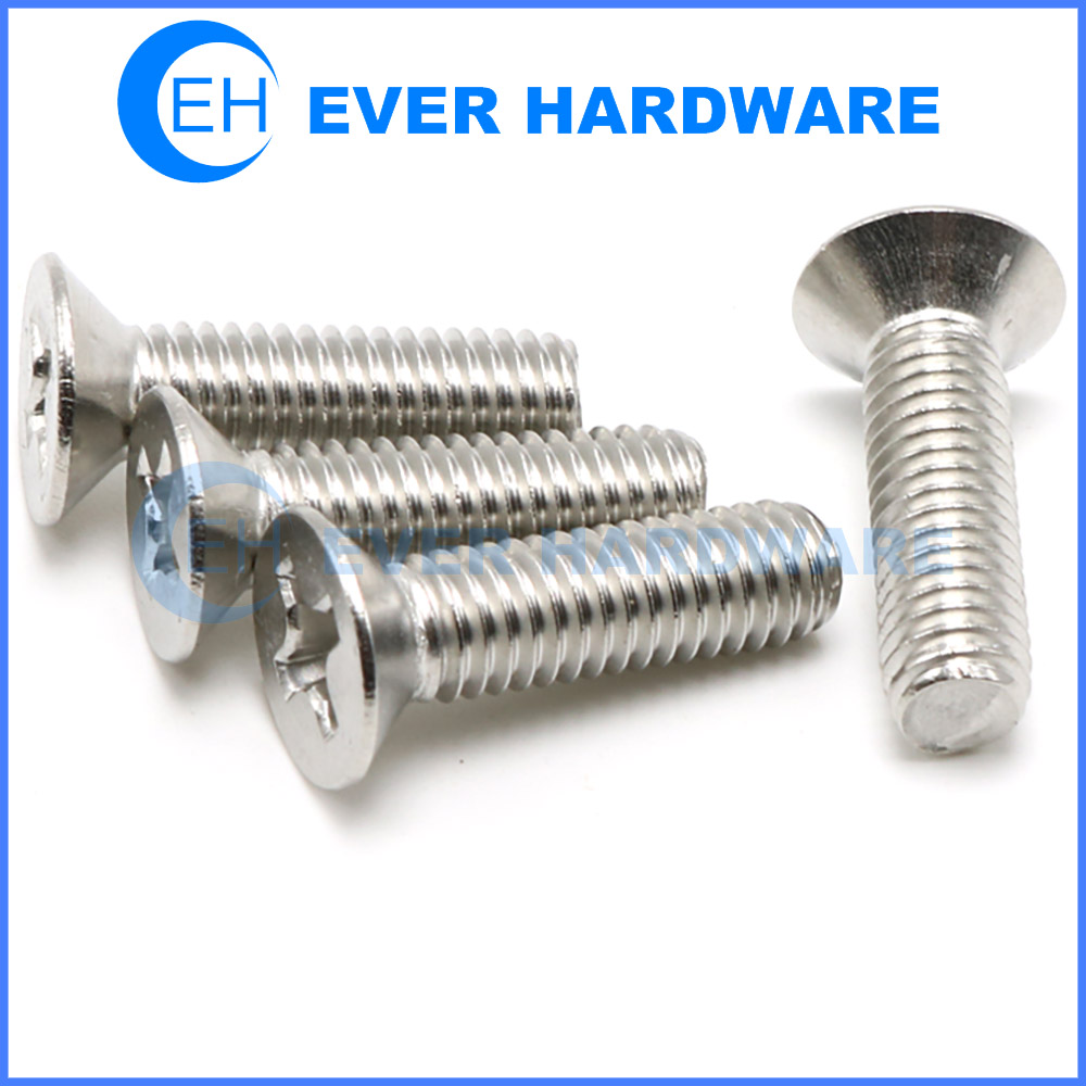 Phillips Countersunk Head Screw Metric Imperial Cross CSK Fasteners SS