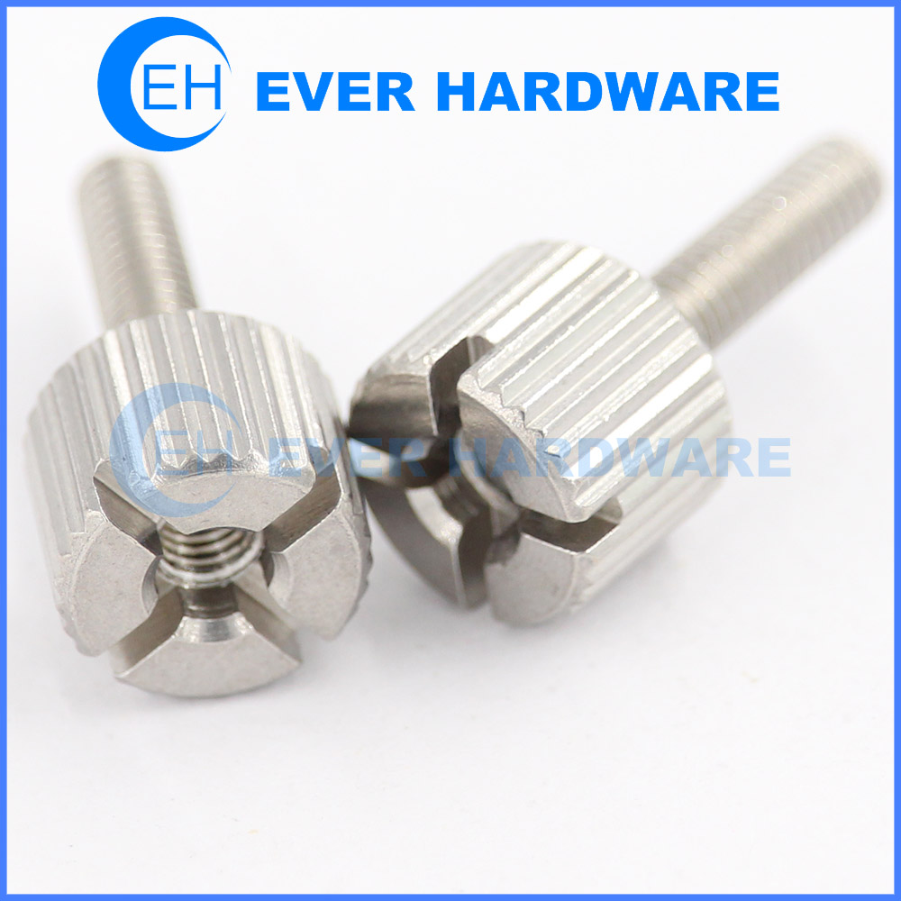 Bolt Standoff Stainless Steel Round Knurling Spacer Custom Nut Fastener