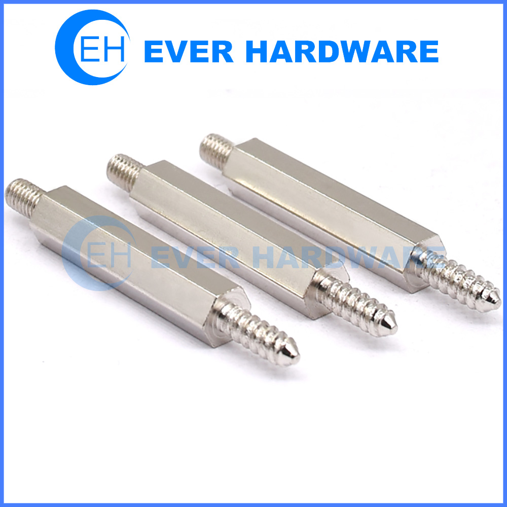 Hex Spacers Standoffs Male-Male Tapping Machine Threaded Mix Custom
