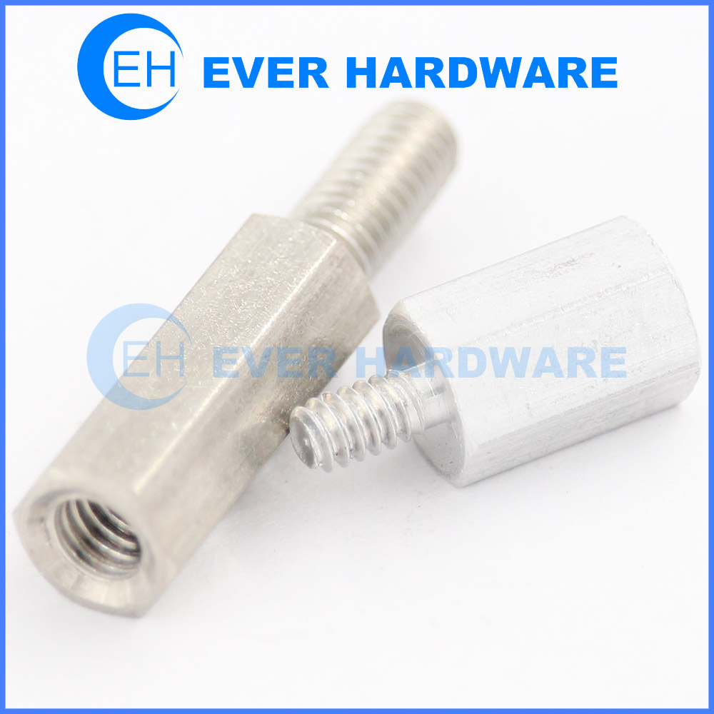 40pcs M6*20 Stainless Steel Hex Screw Coupling Nut Standoff Spacer 