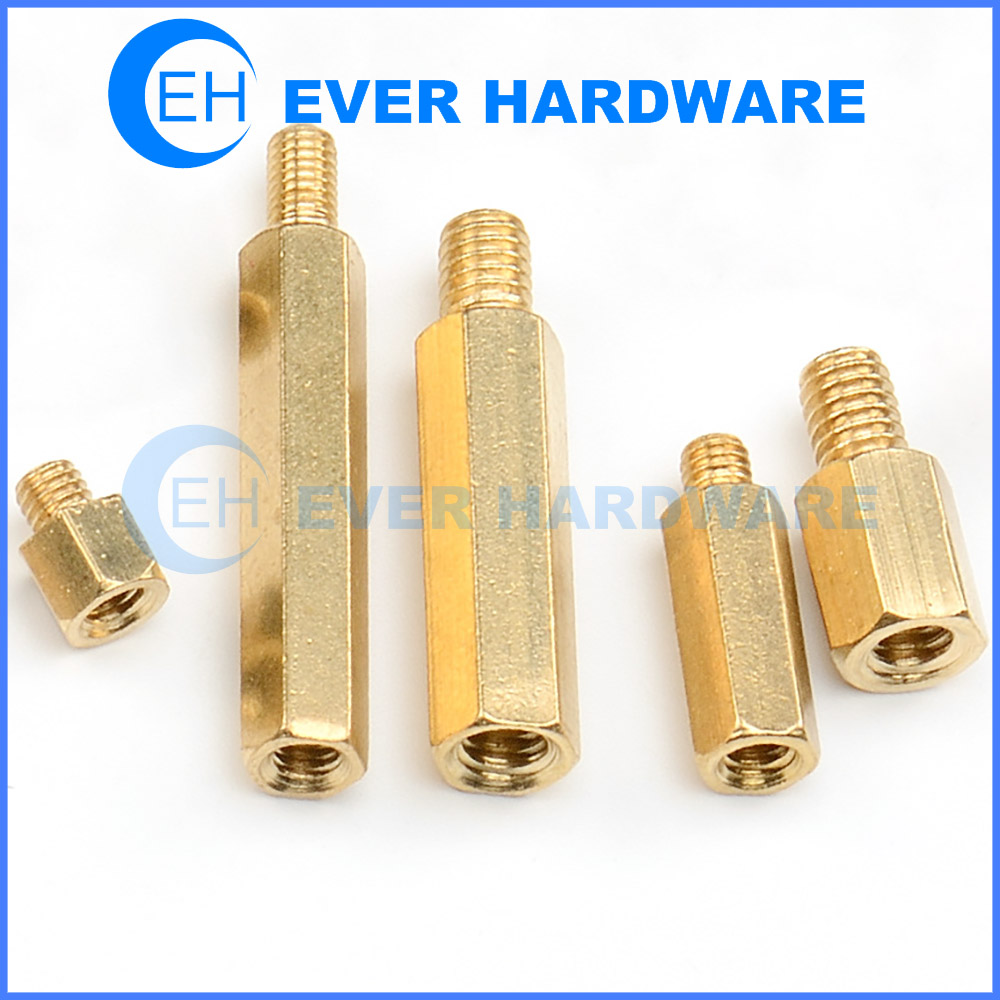 Threaded Hex Spacer Brass Standoff PC Motherboard Computer Cases