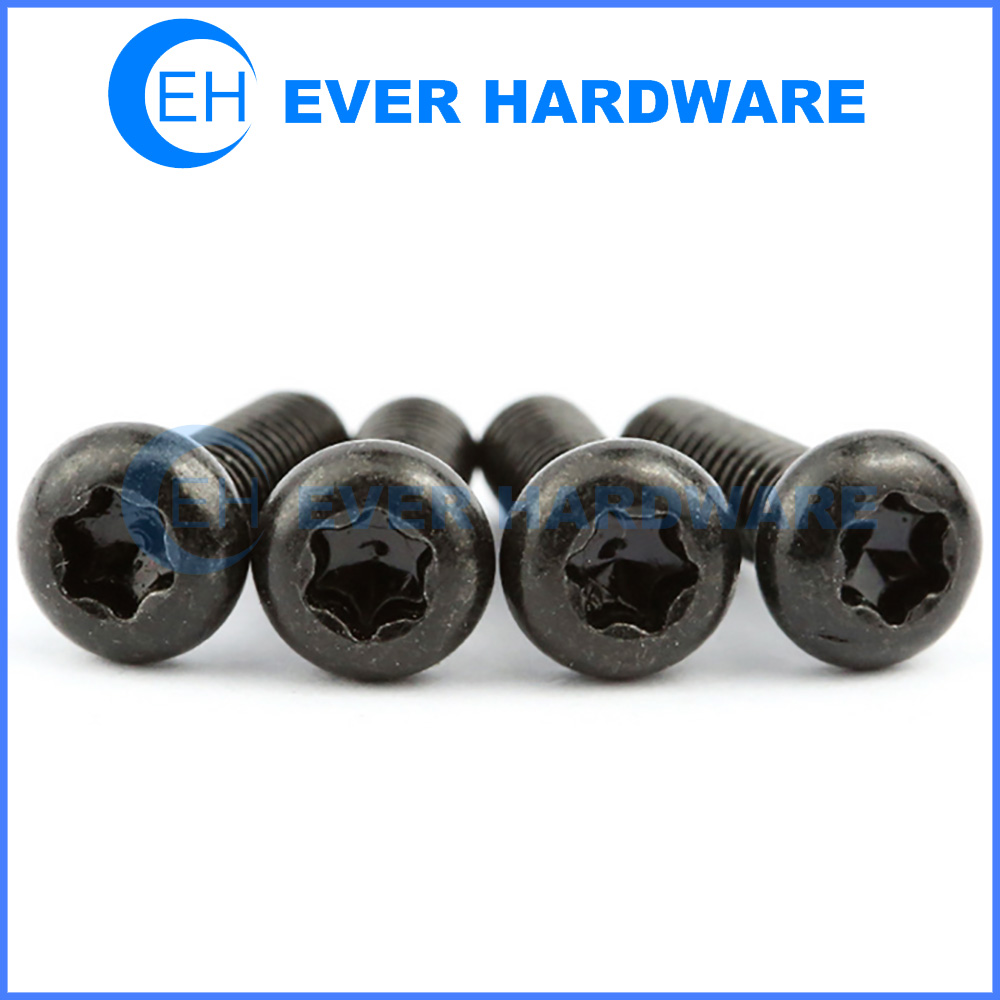 Button Head Machine Screw Star Black Galv TX Cap Alloy Steel 6-Lobe Stampede 