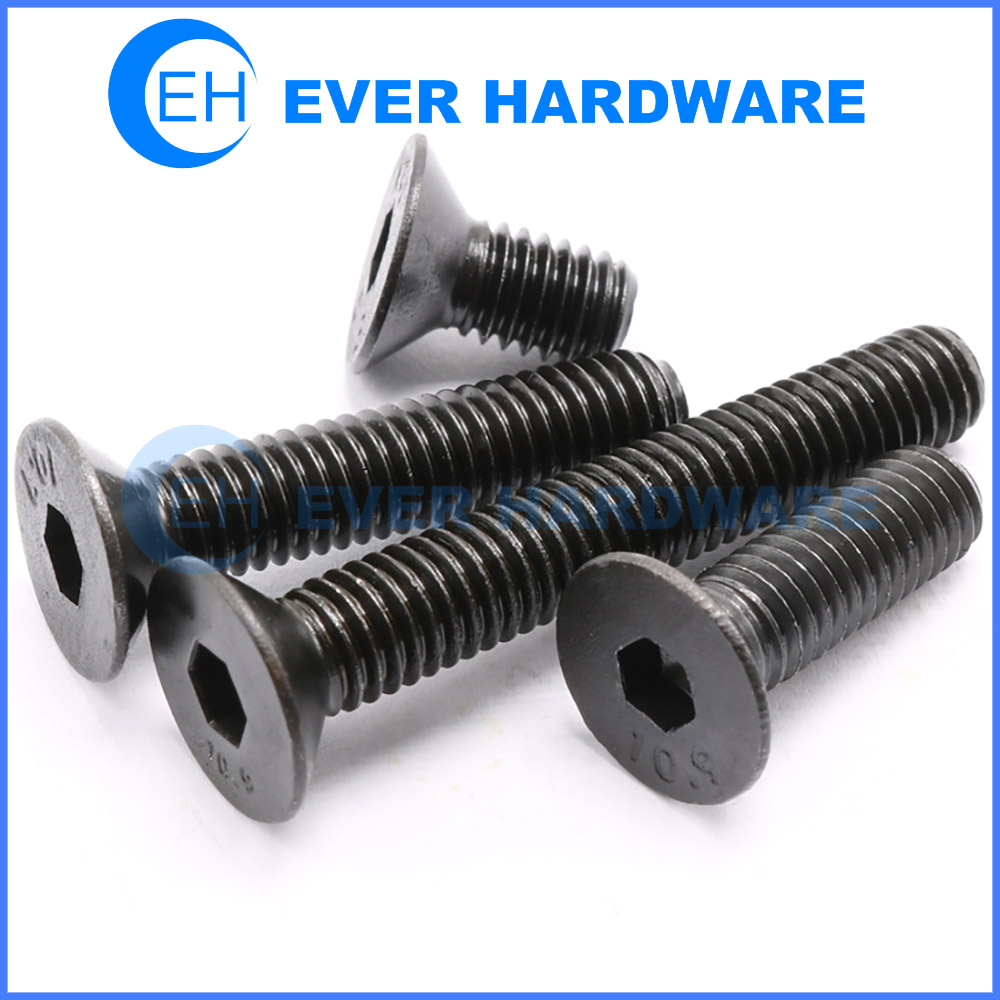 FandWay 900 Pieces M2 M2.5 M3 Flat Head Socket Cap Screws 304 Stainless Steel Hexagonal Countersunk Bolts and Nuts Assortment Kit with 3Pcs Hex Wrenches