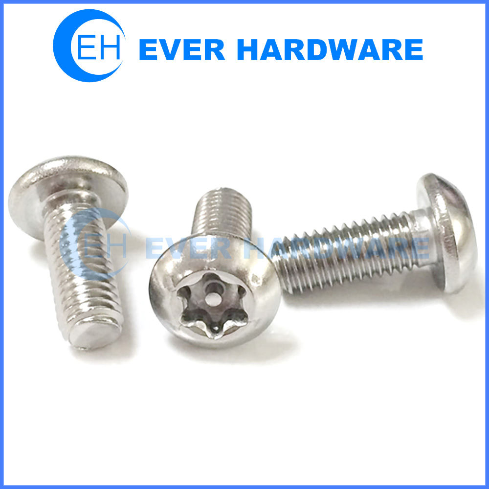 Round Head Bolt Button Stainless Mushroom Pin In Torx Security Supplier Dome