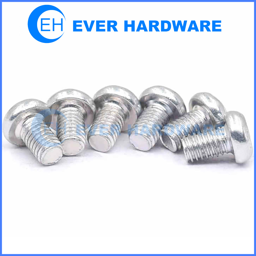 3mm Machine Screws Steel Galvanized Round Head Cross Recessed Zinc Plating Six-Lobe Multi Length Metric Fasteners Manufacturer