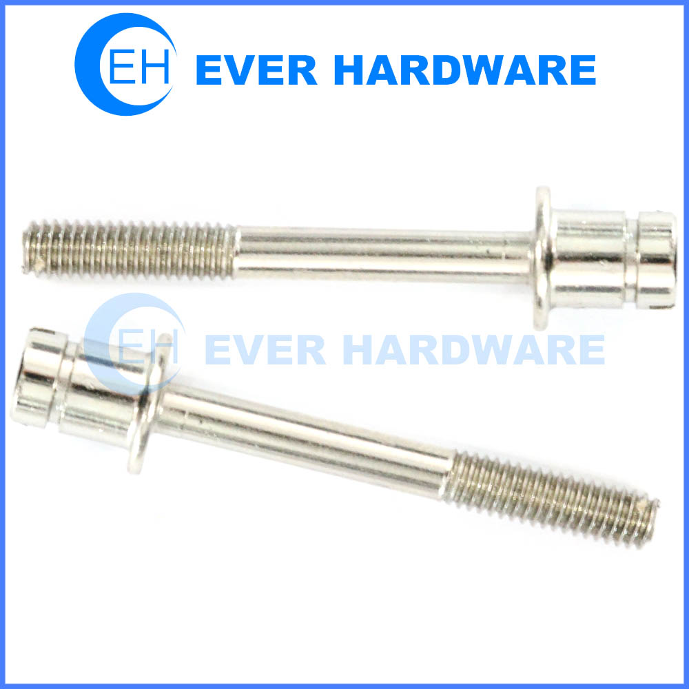 4 Inch Machine Screw Custom Made Special Handle Slotted Long Big Washer Head Bolts Stainless Anti Rust Combo Engineering Adjusting Fastener