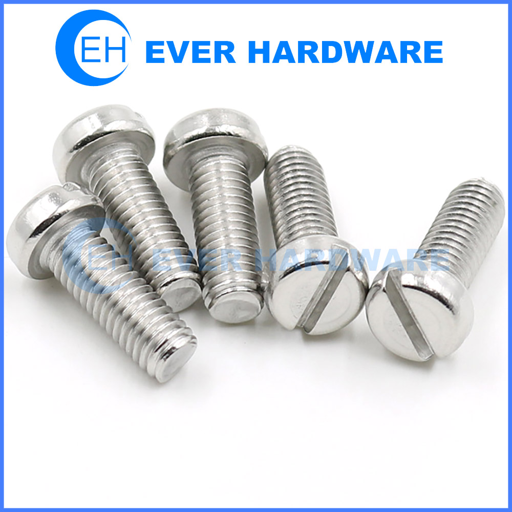 M3 Stainless A2 Slotted Cheese Head Machine Screws 