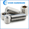 8 Screw Hex Socket Stainless Steel 18-8 Set Screws Threaded Rod Allen