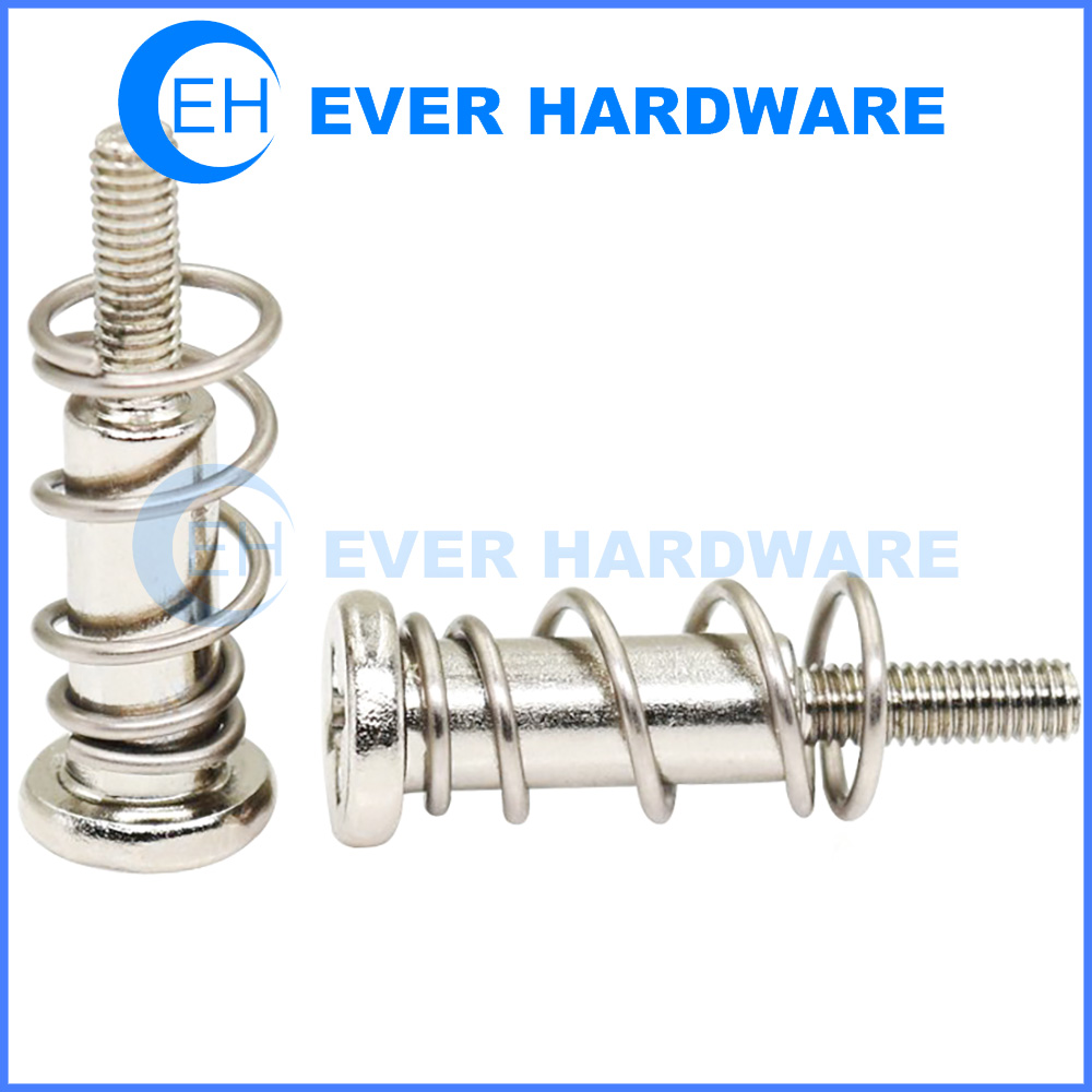 Flush Mount Captive Screws Spring Loaded Low Profile Knob Aero Spacer Fasteners Electronics Mounted Panel Self Clinching Thumb Plungers Hardware Flare Hardware Manufacturer Supplier Customizable
