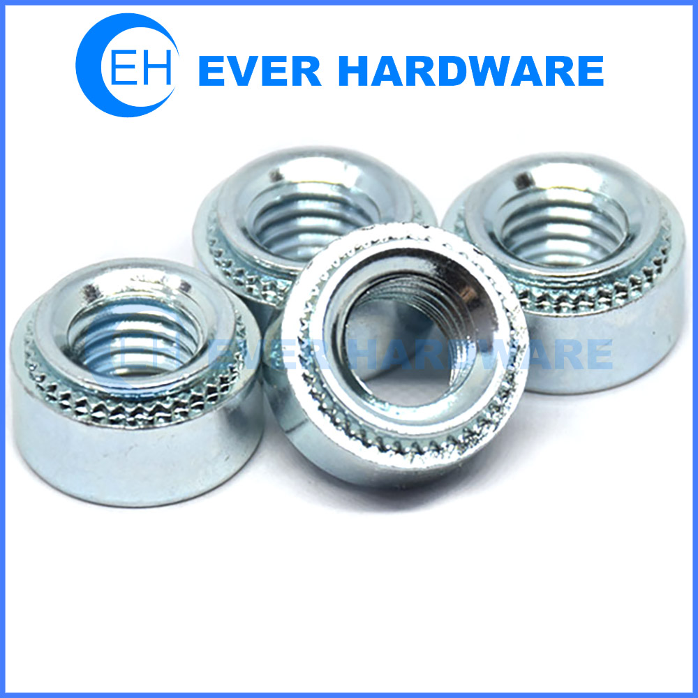 PEM Fasteners Self Clinching Nuts Panel Hardware PC Boards Mounting Carbon Steel Zinc Plating Precision Galvanizing Pressure Rivet Metric Imperial Flush Components Manufacturer Supplier