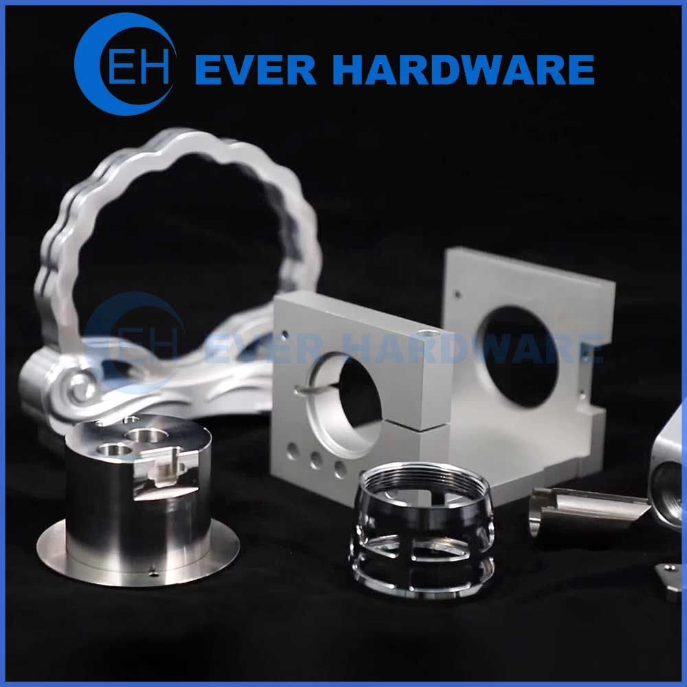 Hardware CNC Aluminum Hard Anodizing Precision Machining Turning Drilling Parts Polished Customized Pair Components Fitting Metalworking Supplier