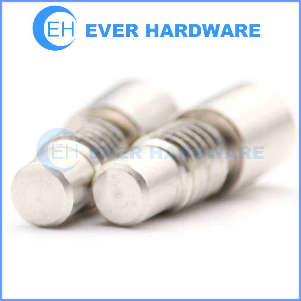 7mm Machine Screw Stainless Steel Cylinder Head Milling Bolts Custom-Made Right Hand Threaded Metal Male Insert Screws Mount Stud Polished Fastener