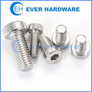 8x32 Screw Low Profile Socket Head Full Thread Screws Allen Drive Stainless Steel 18-8 Bright Finish Internal Hex Type AISI 304 UNC Threaded Fasteners Supplier